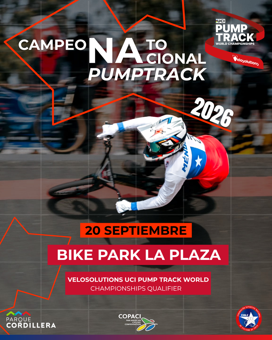 Campeonato Nacional de Pump Track y Qualifier Chile se disputarán en Santiago