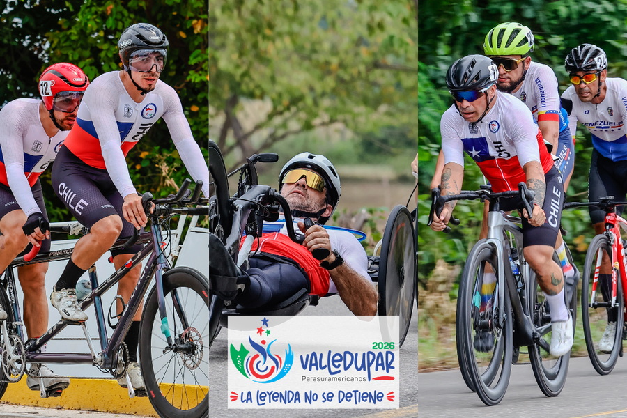 Chile cierra una destacada participación en el paraciclismo de los II Juegos Parasuramericanos Valledupar 2026 con seis medallas