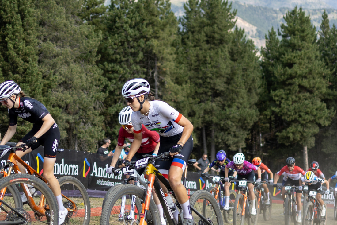 Florencia Monsálvez top4 en XCC 6ta fecha UCI MTB WORLD CUP - Andorra