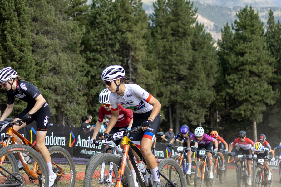 Florencia Monsálvez top4 en XCC 6ta fecha UCI MTB WORLD CUP - Andorra