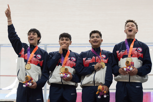 Chile obtiene el oro en la Persecución por Equipos Masculina de los Juegos Suramericanos, Santa Fe 2026