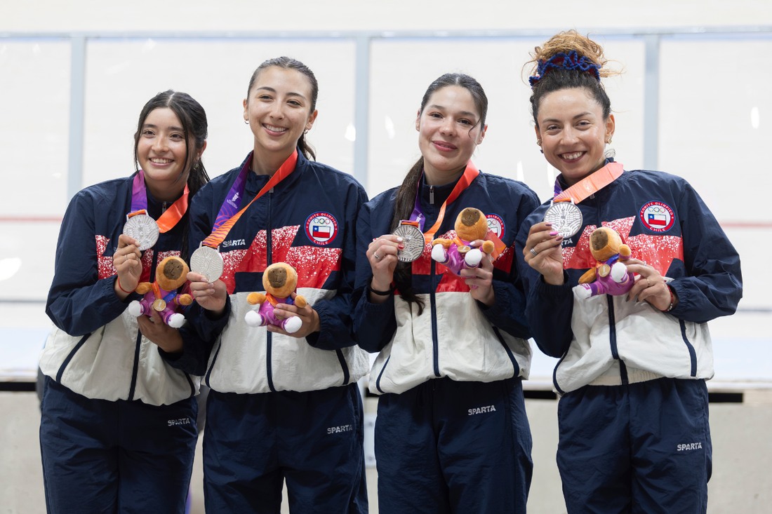 Chile obtiene la medalla de plata en la Persecución por Equipos Femenina de los Juegos Suramericanos 2026